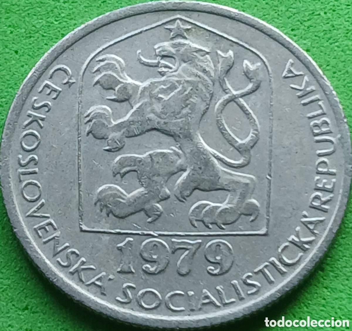 Monedas antiguas de Europa: Checoslovaquia 50 hellers 1979 km#89