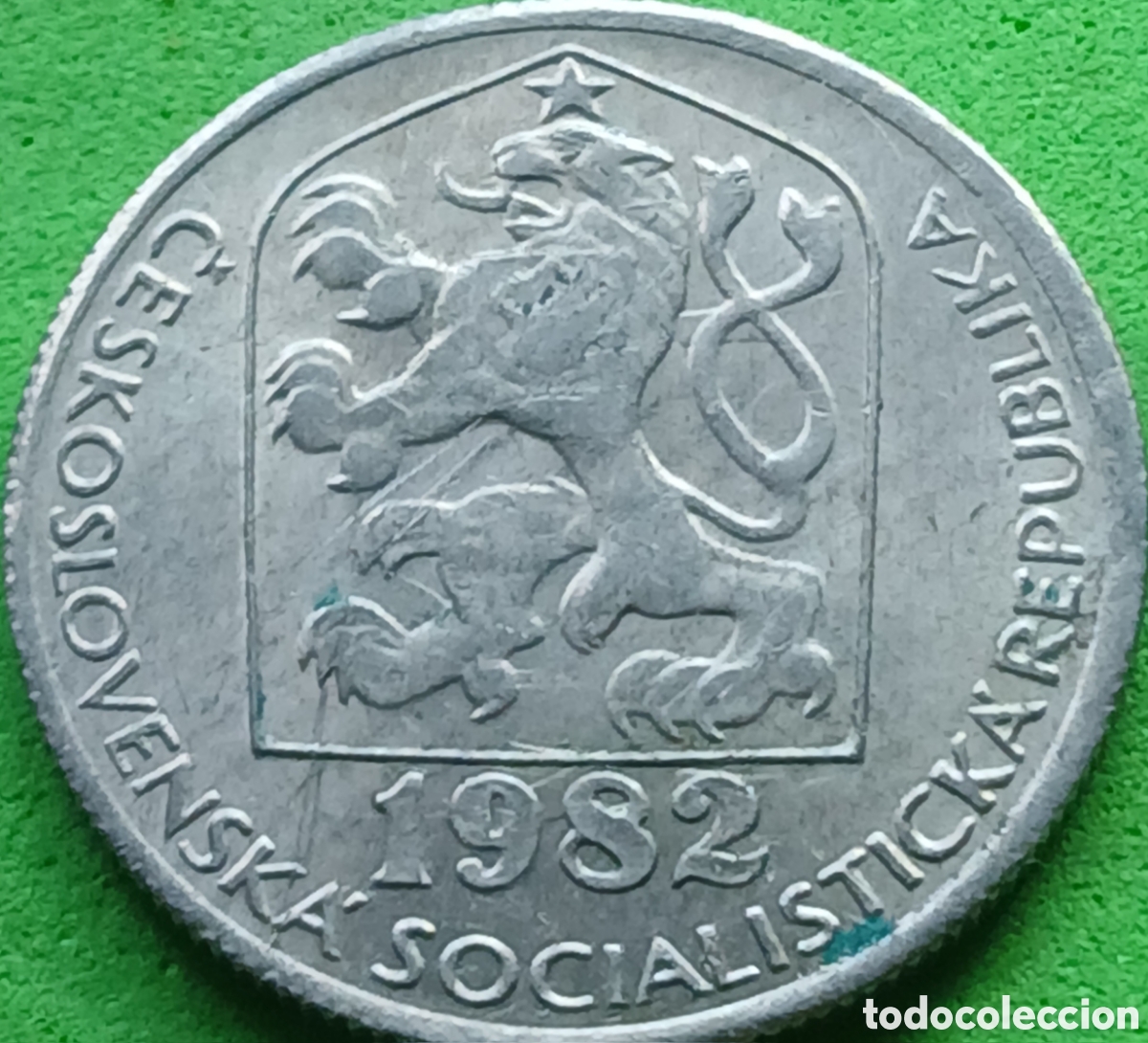 Monedas antiguas de Europa: Checoslovaquia 50 hellers 1982 km#89