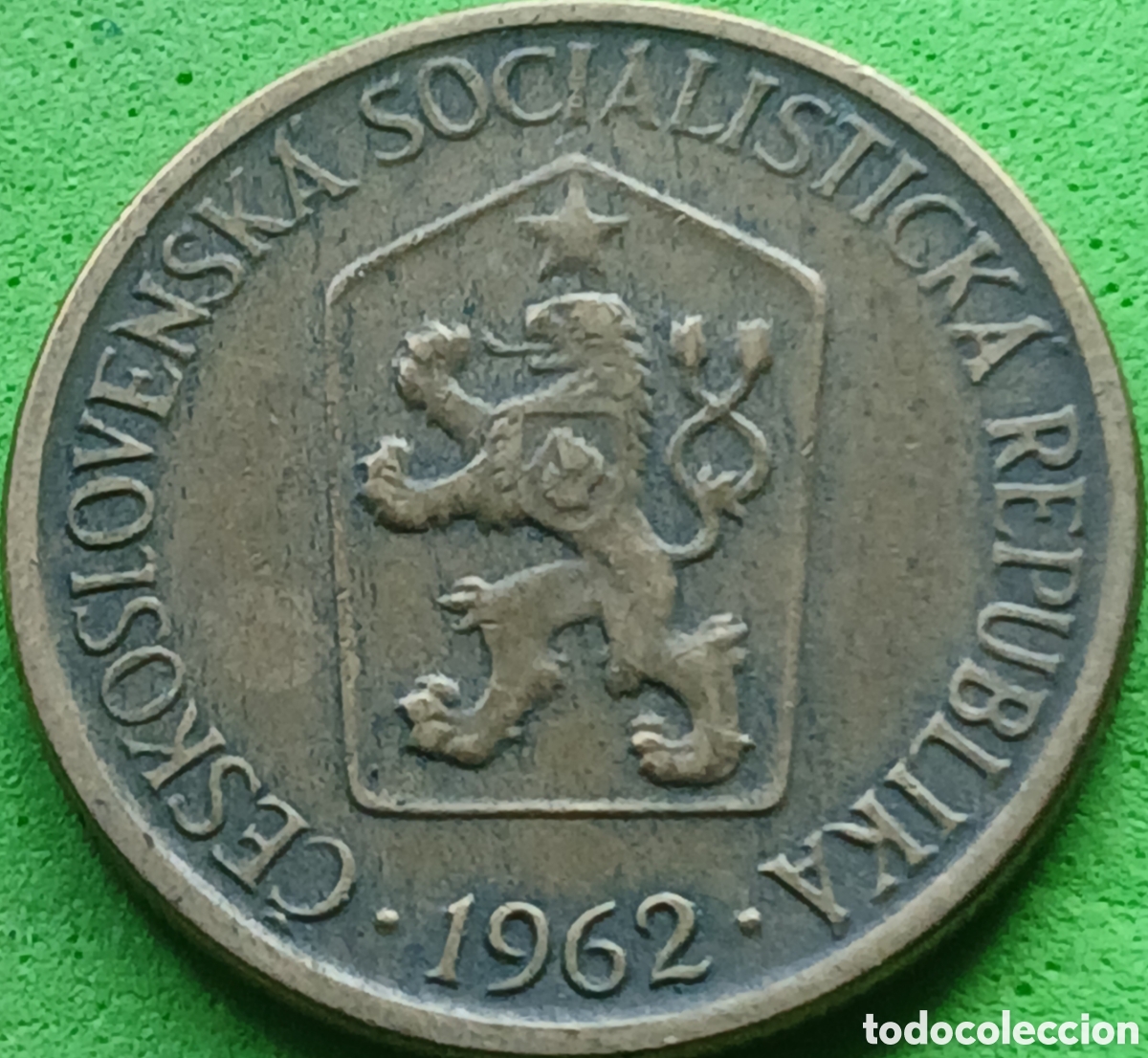 Monedas antiguas de Europa: Checoslovaquia 1 corona 1962 km#50