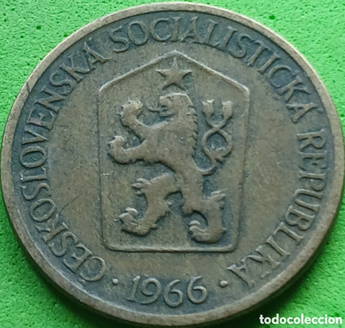 Monedas antiguas de Europa: Checoslovaquia 1 corona 1966 km#50