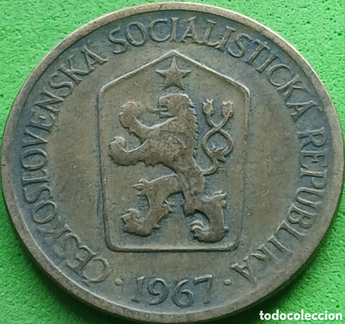 Monedas antiguas de Europa: Checoslovaquia 1 corona 1967 km#50