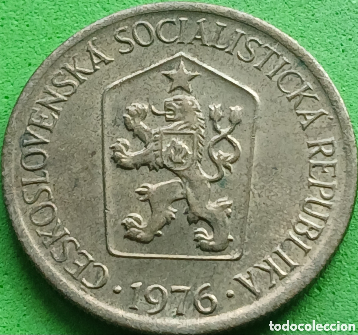Monedas antiguas de Europa: Checoslovaquia 1 corona 1976 km#50
