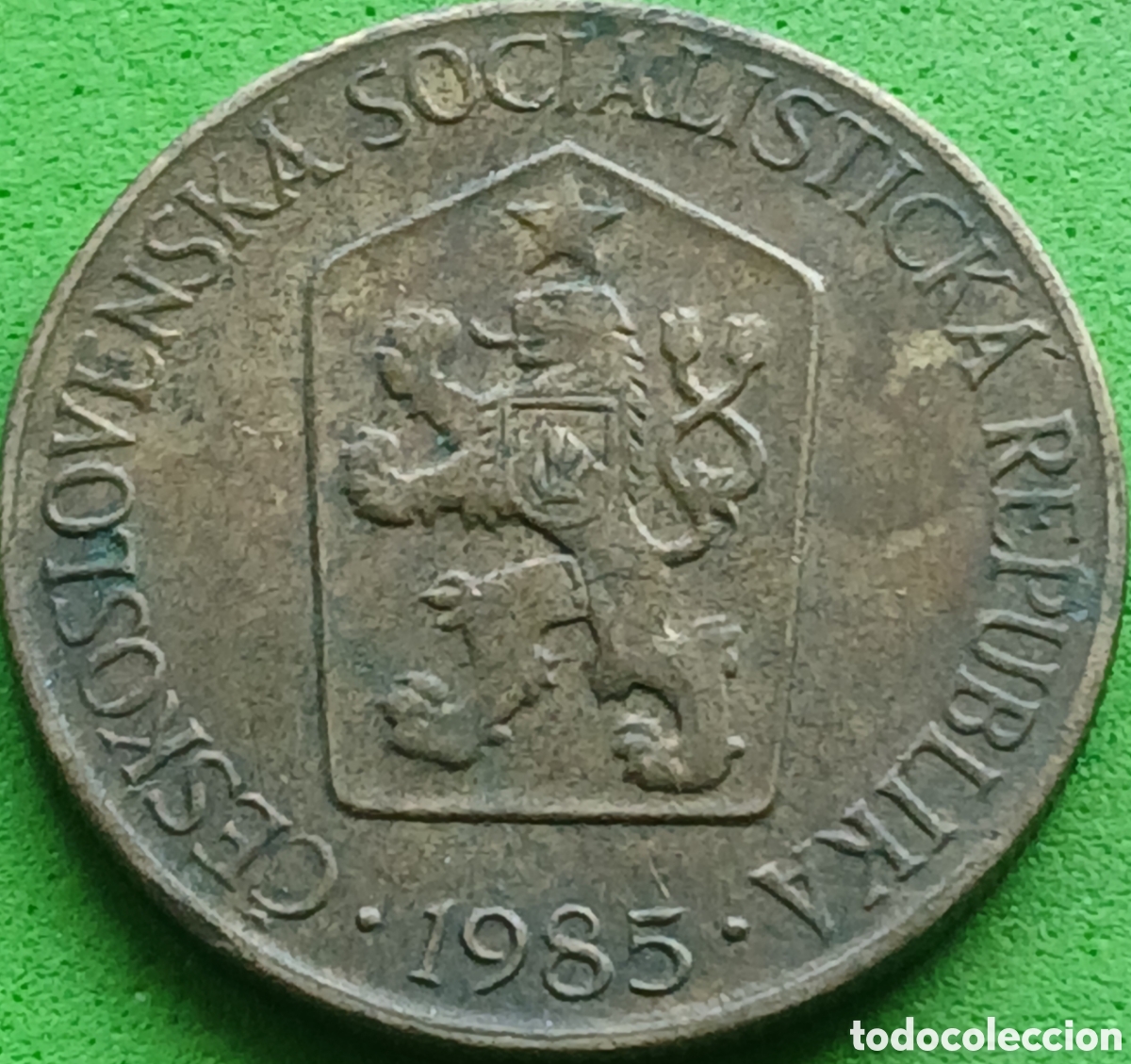 Monedas antiguas de Europa: Checoslovaquia 1 corona 1985 km#50