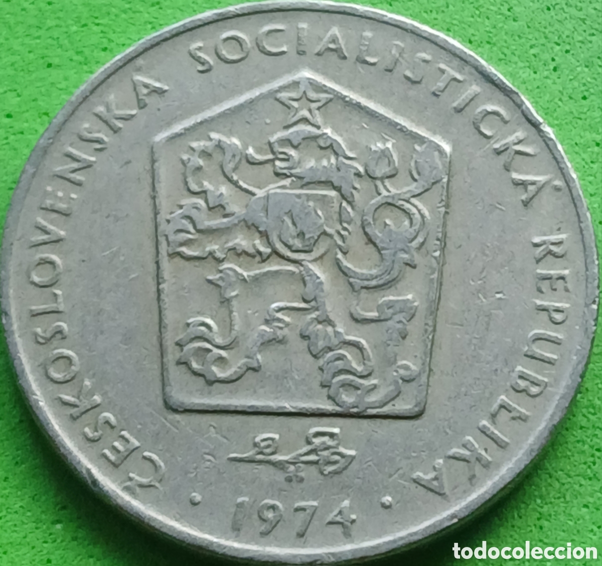 Monedas antiguas de Europa: Checoslovaquia 2 coronas 1974 km#75
