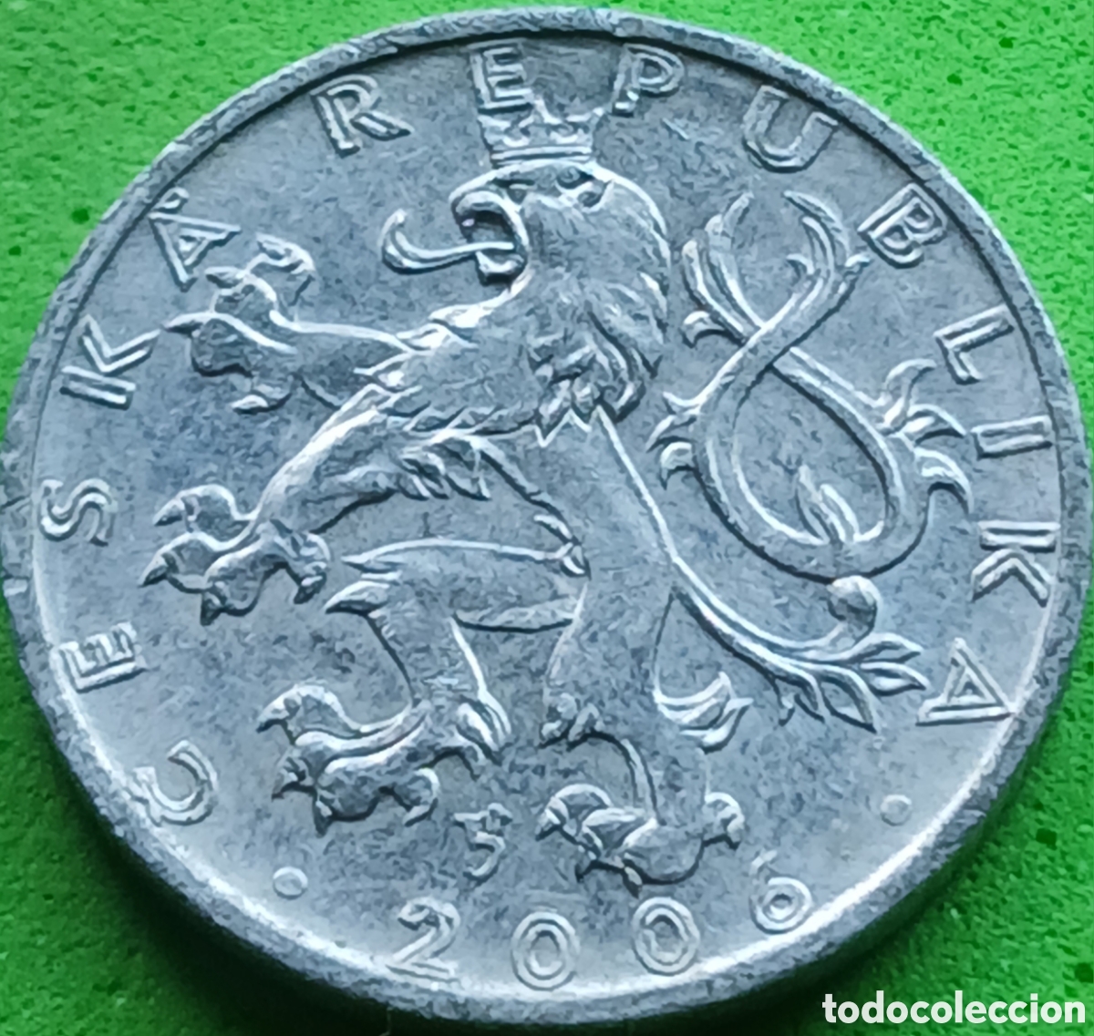 Monedas antiguas de Europa: Rep&uacute;blica Checa 50 hellers 2006 km#3