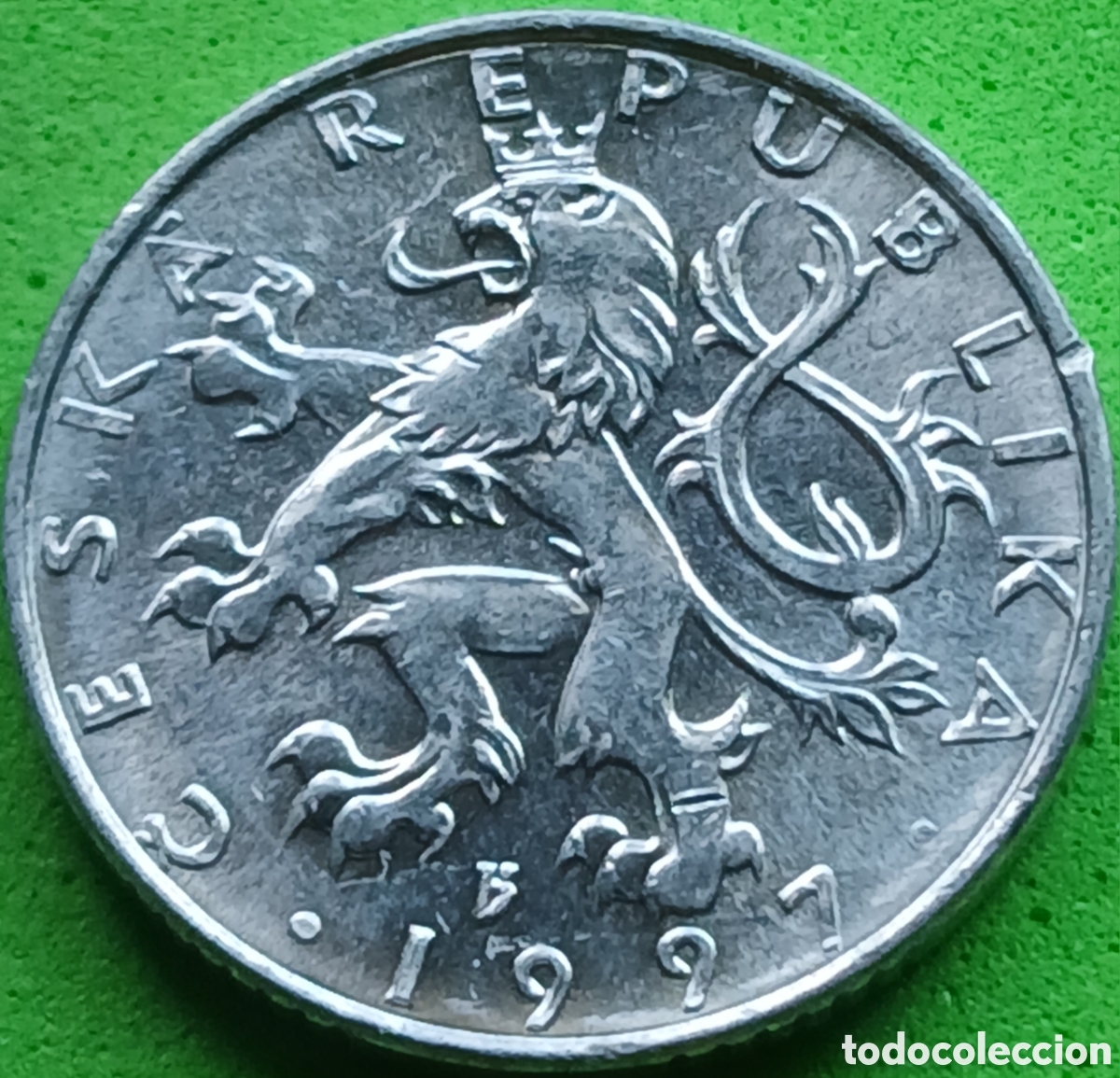 Monedas antiguas de Europa: Rep&uacute;blica Checa 50 hellers 1997 km#3