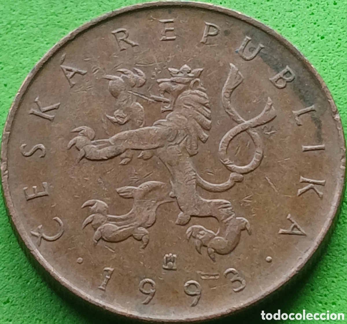 Monedas antiguas de Europa: Rep&uacute;blica Checa 10 coronas 1993 km#4