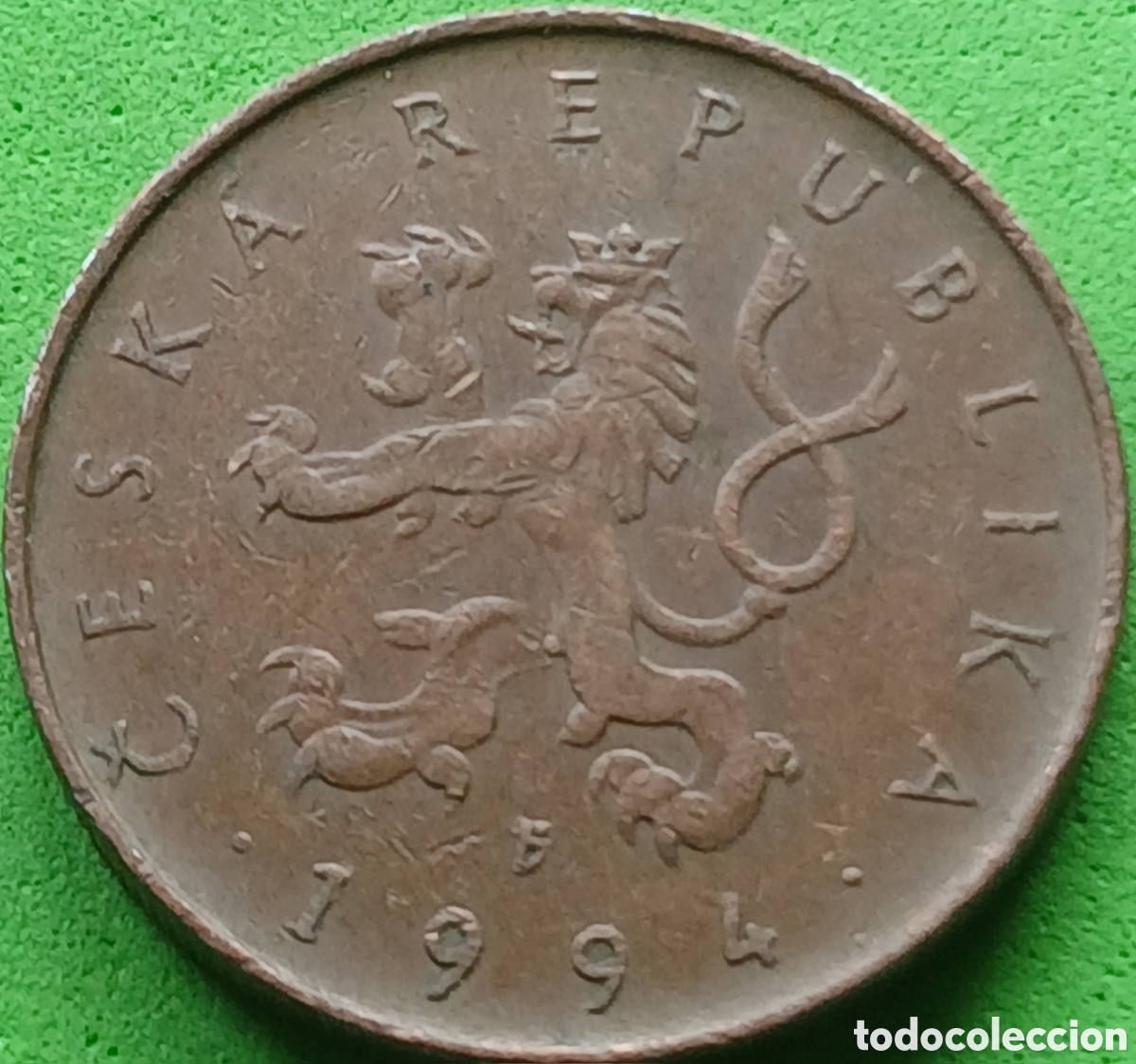 Monedas antiguas de Europa: Rep&uacute;blica Checa 10 coronas 1994 km#4