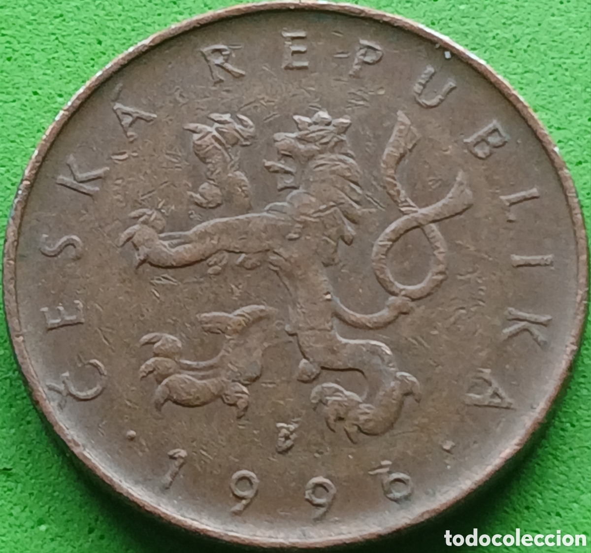 Monedas antiguas de Europa: Rep&uacute;blica Checa 10 coronas 1996 km#4