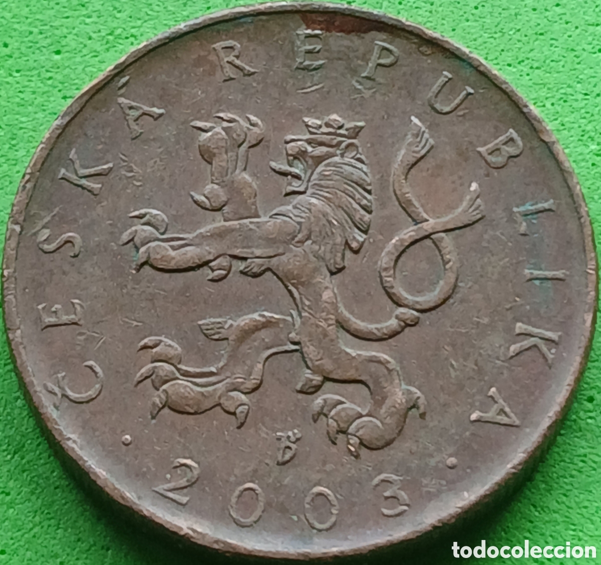 Monedas antiguas de Europa: Rep&uacute;blica Checa 10 coronas 2003 km#4