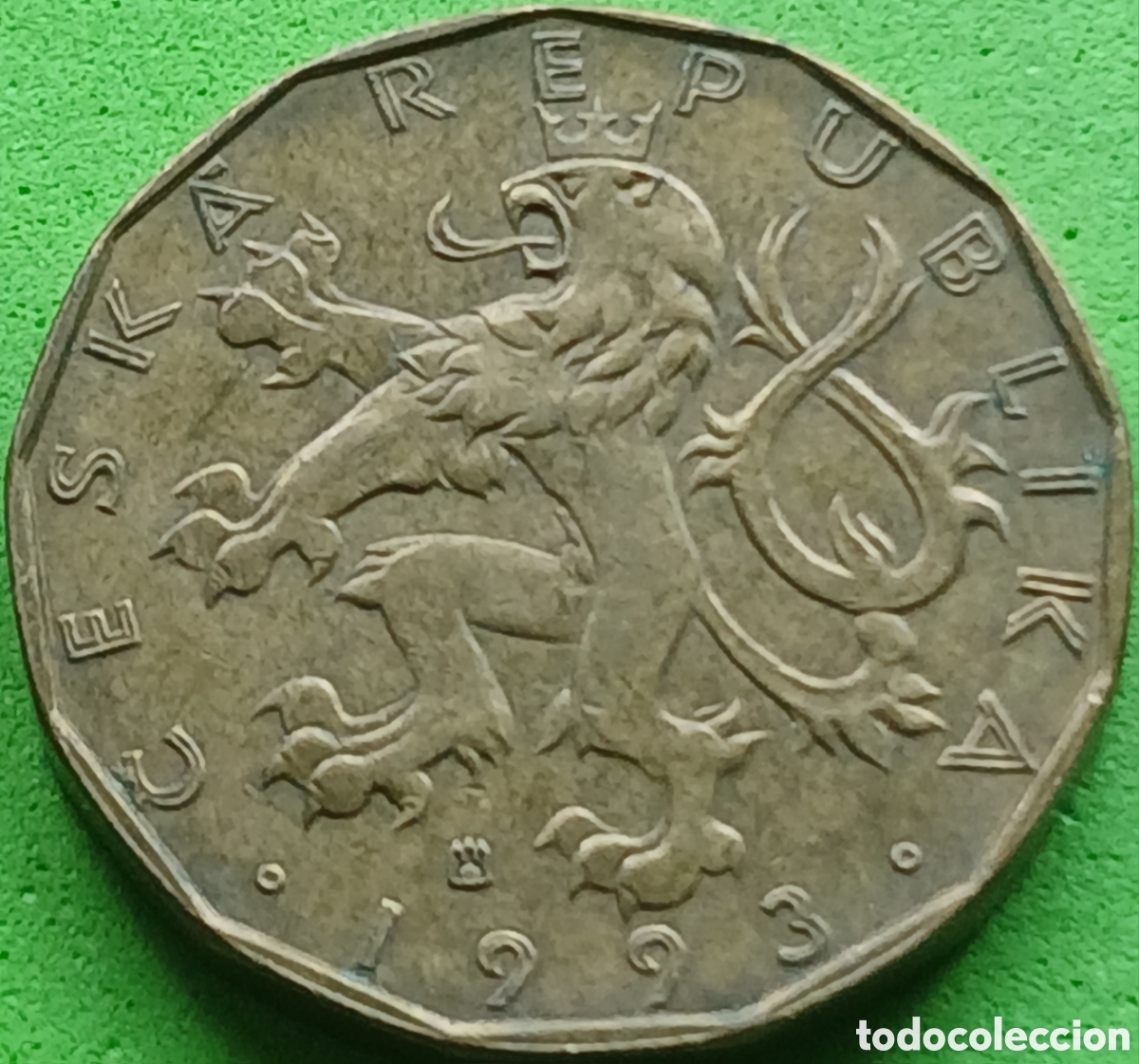 Monedas antiguas de Europa: Rep&uacute;blica Checa 20 coronas 1993 km#5