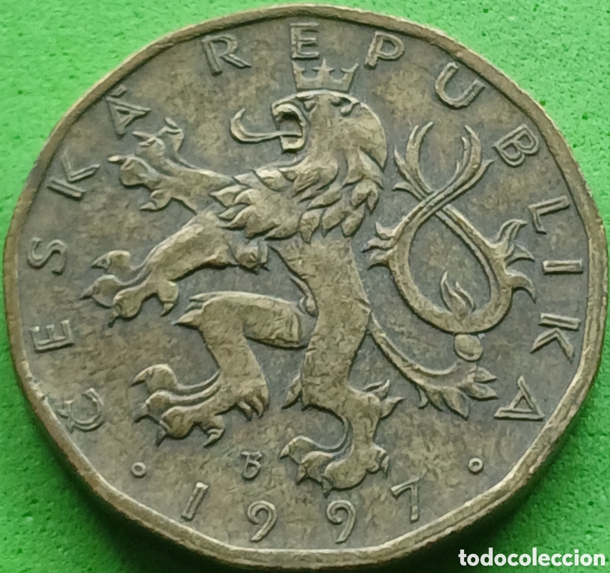 Monedas antiguas de Europa: Rep&uacute;blica Checa 20 coronas 1997 km#5