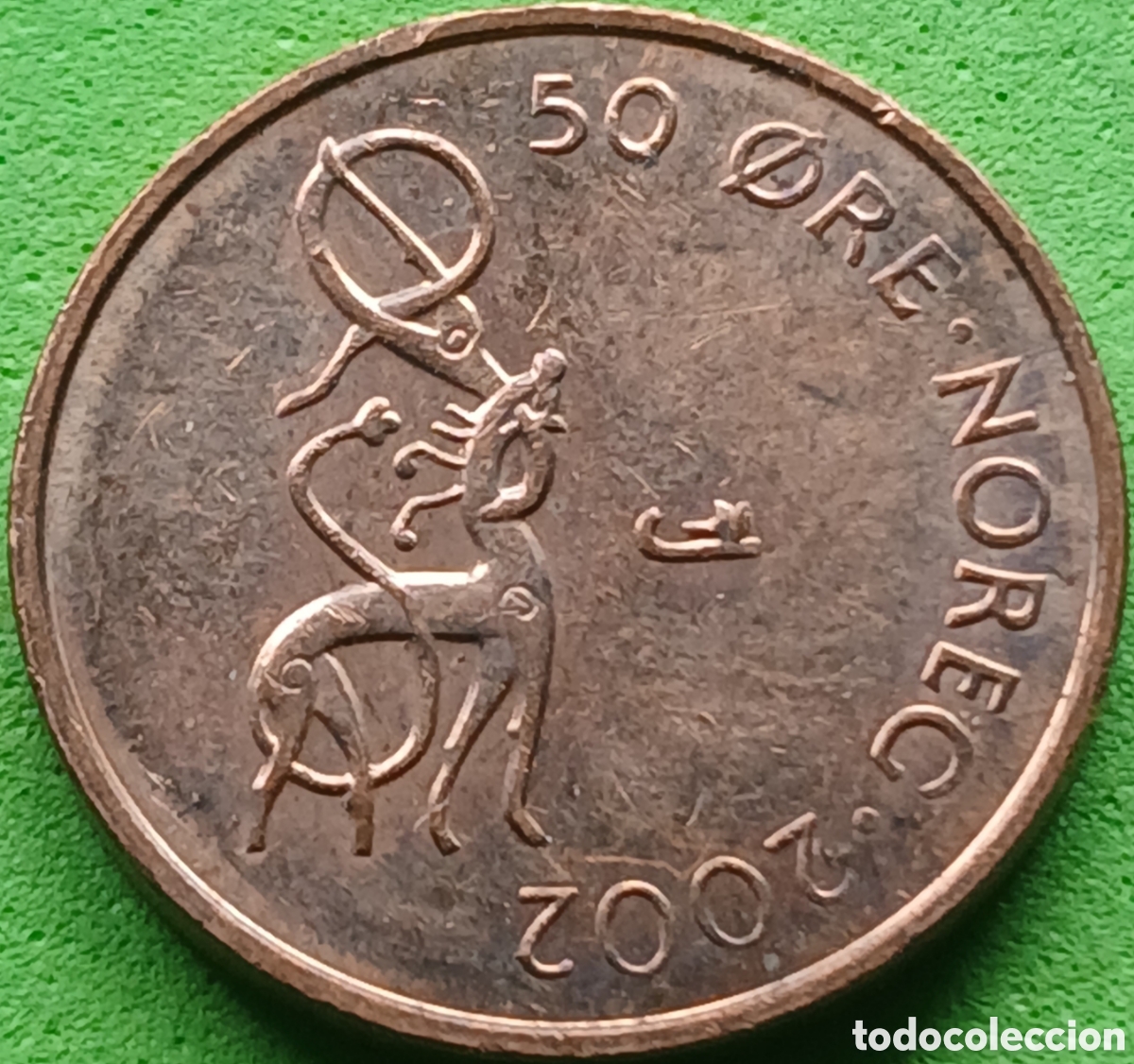 Monedas antiguas de Europa: Noruega 50 ore 2002 km#460