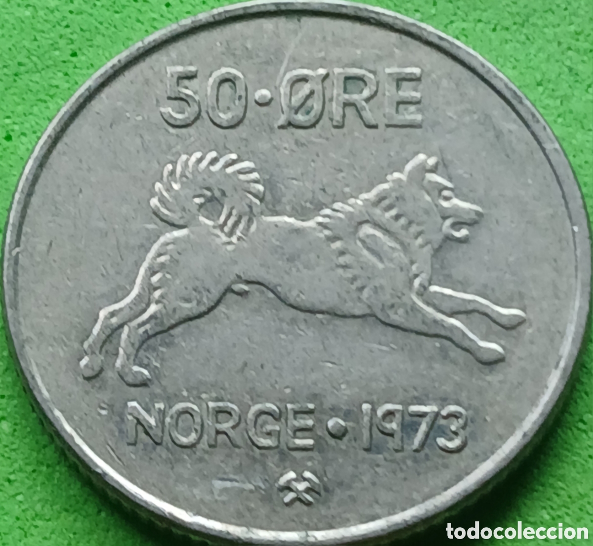 Monedas antiguas de Europa: Noruega 50 ore 1973 km#408