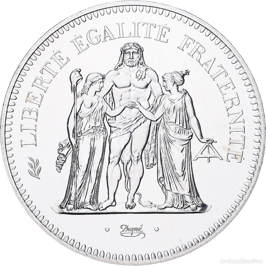 Monedas antiguas de Europa: [#1552248] Francia, 50 Francs, Hercule, 1974, Paris, Plata, FDC, Gadoury:882, KM:941.1
