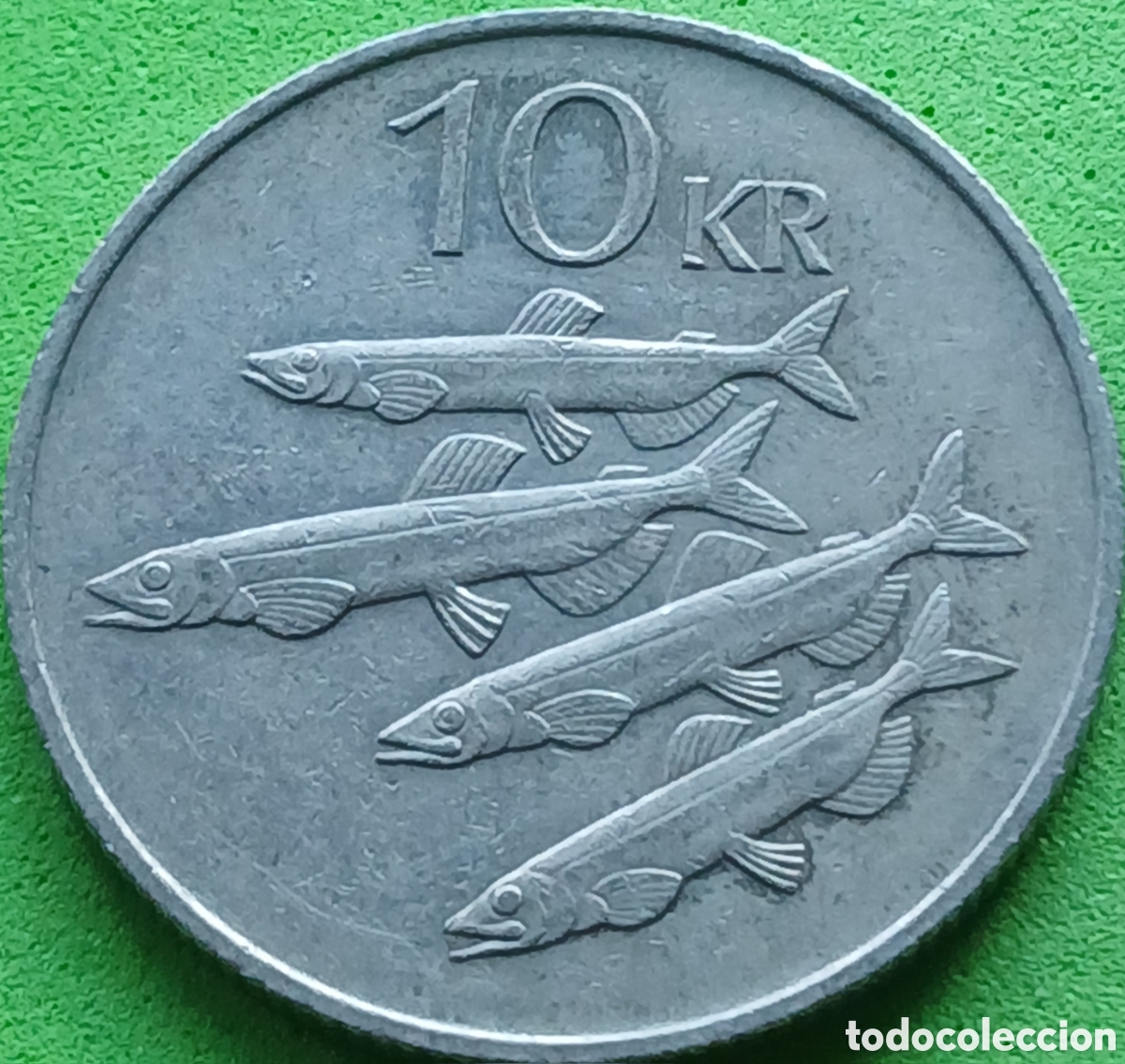 Monedas antiguas de Europa: Islandia 10 coronas 1987 km#29.1