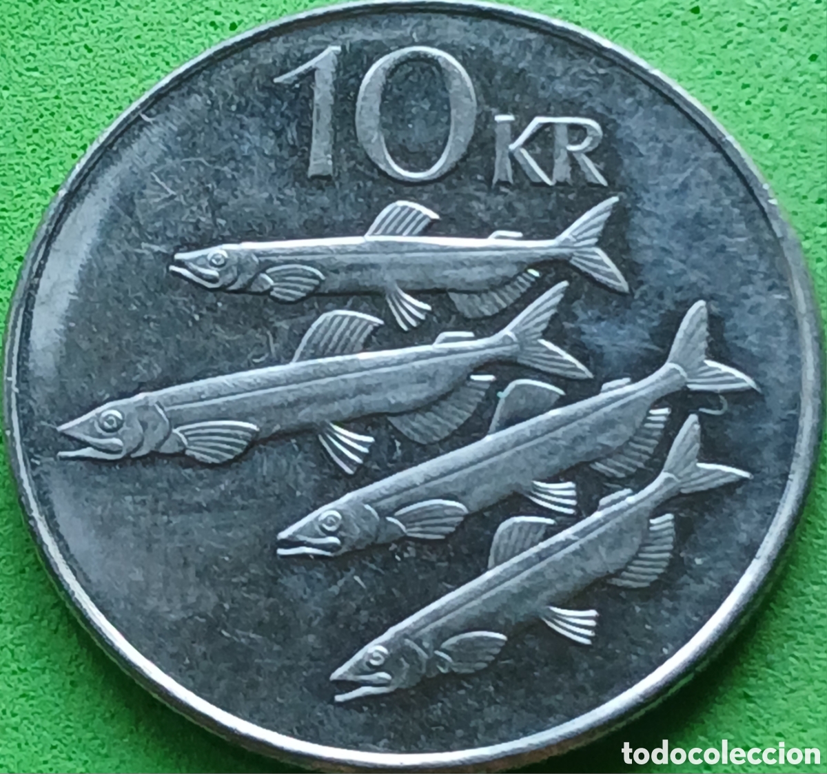 Monedas antiguas de Europa: Islandia 10 coronas 2005 km#29.1a