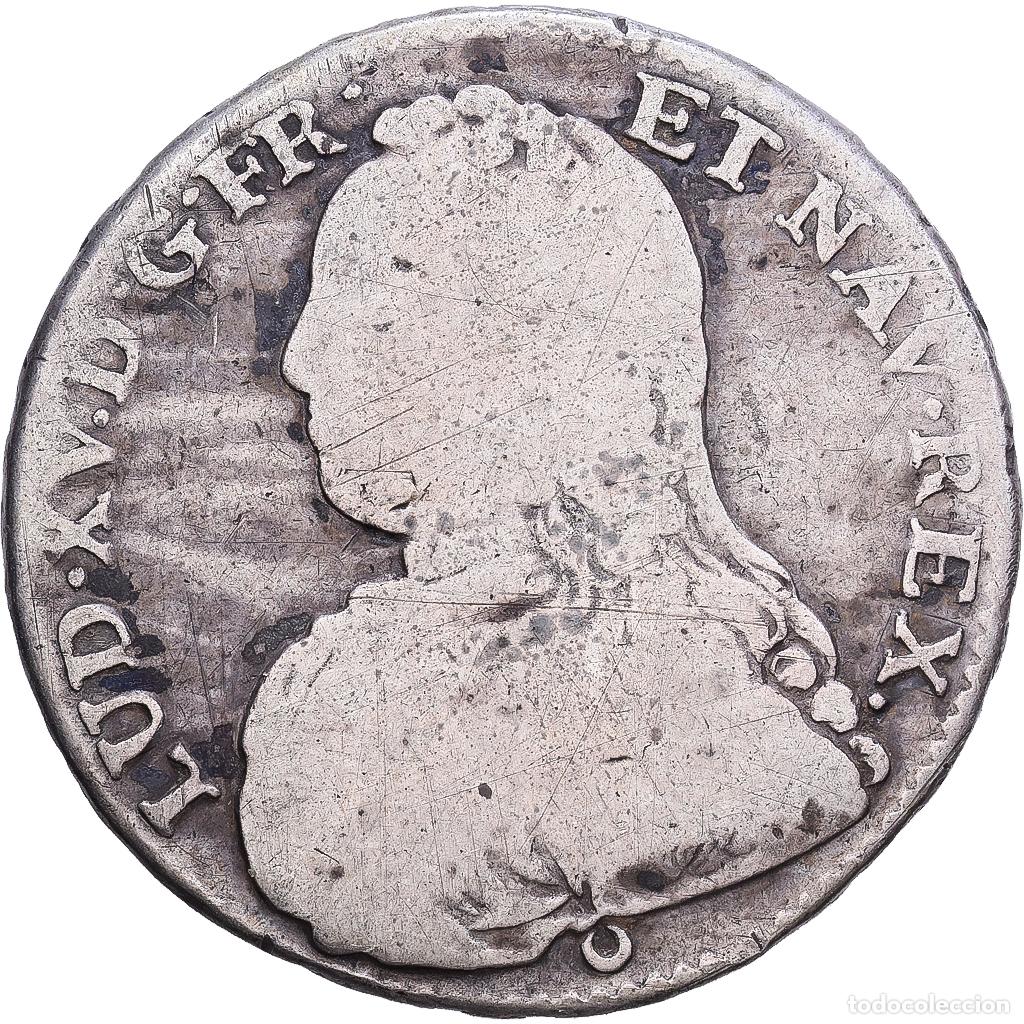 Monedas antiguas de Europa: [#1203367] Francia, Louis XV, 1/2 ECU, 44 Sols, 1/2 &Eacute;cu aux branches d'olivier, 1726