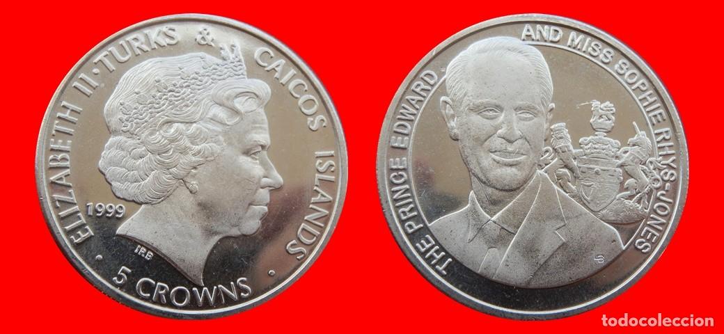 Monedas antiguas de Europa: 5 CORONAS 1999 SIN CIRCULAR ISLAS TURCAS Y CAICOS-9813SC