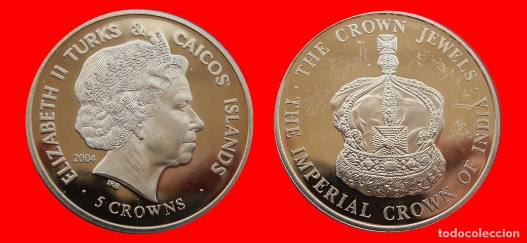 Monedas antiguas de Europa: 5 CORONAS 2004 SIN CIRCULAR ISLAS TURCAS Y CAICOS-9814SC