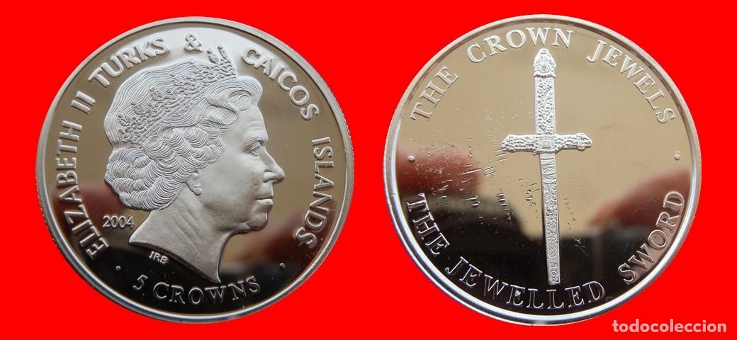Monedas antiguas de Europa: 5 CORONAS 2004 SIN CIRCULAR ISLAS TURCAS Y CAICOS-9818SC