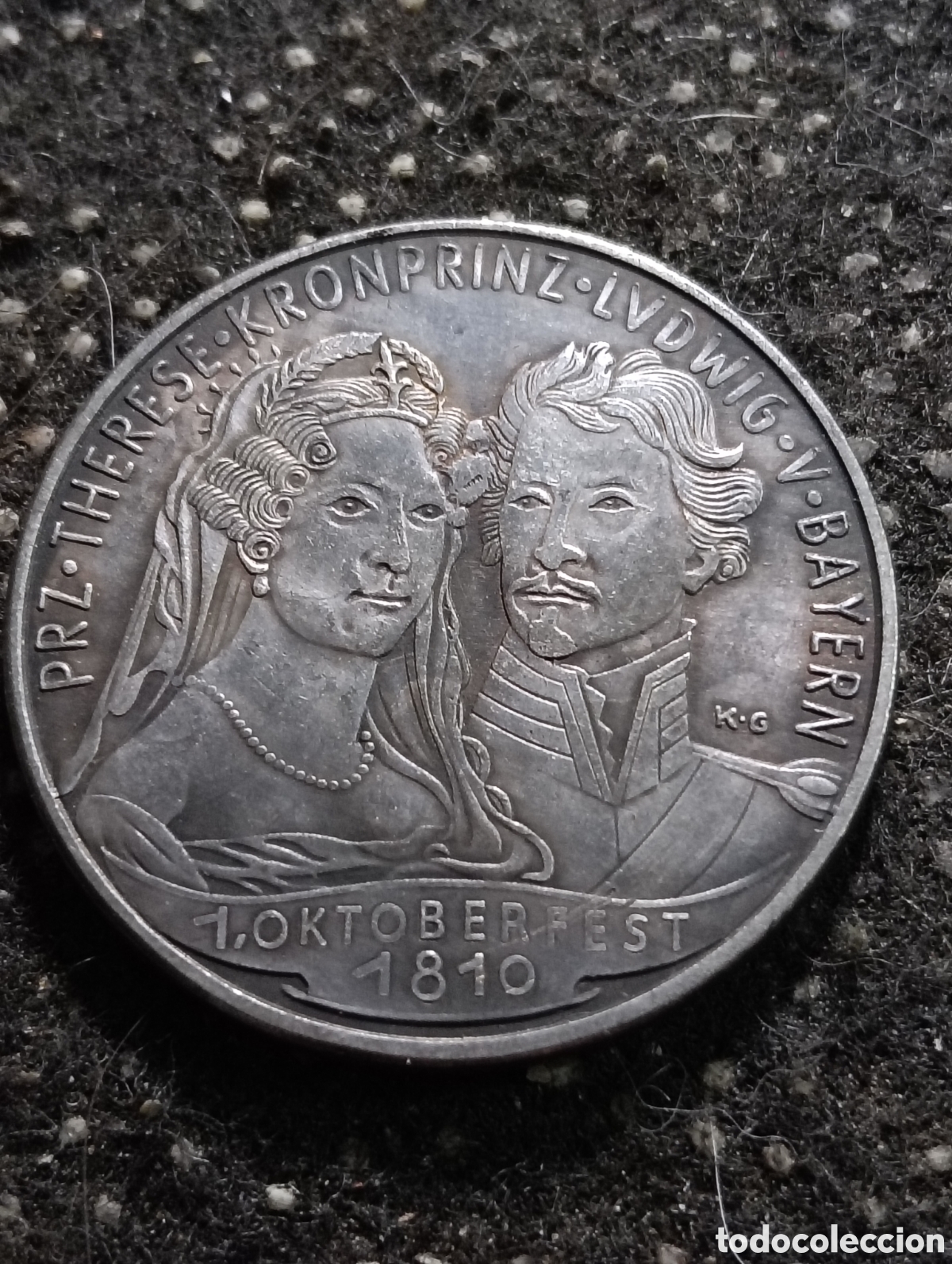 Monedas antiguas de Europa: R&Eacute;PLICA Medalla 1935. 125 Aniversario Oktoberfest. Fiesta de la Cerveza Munich. Alemania