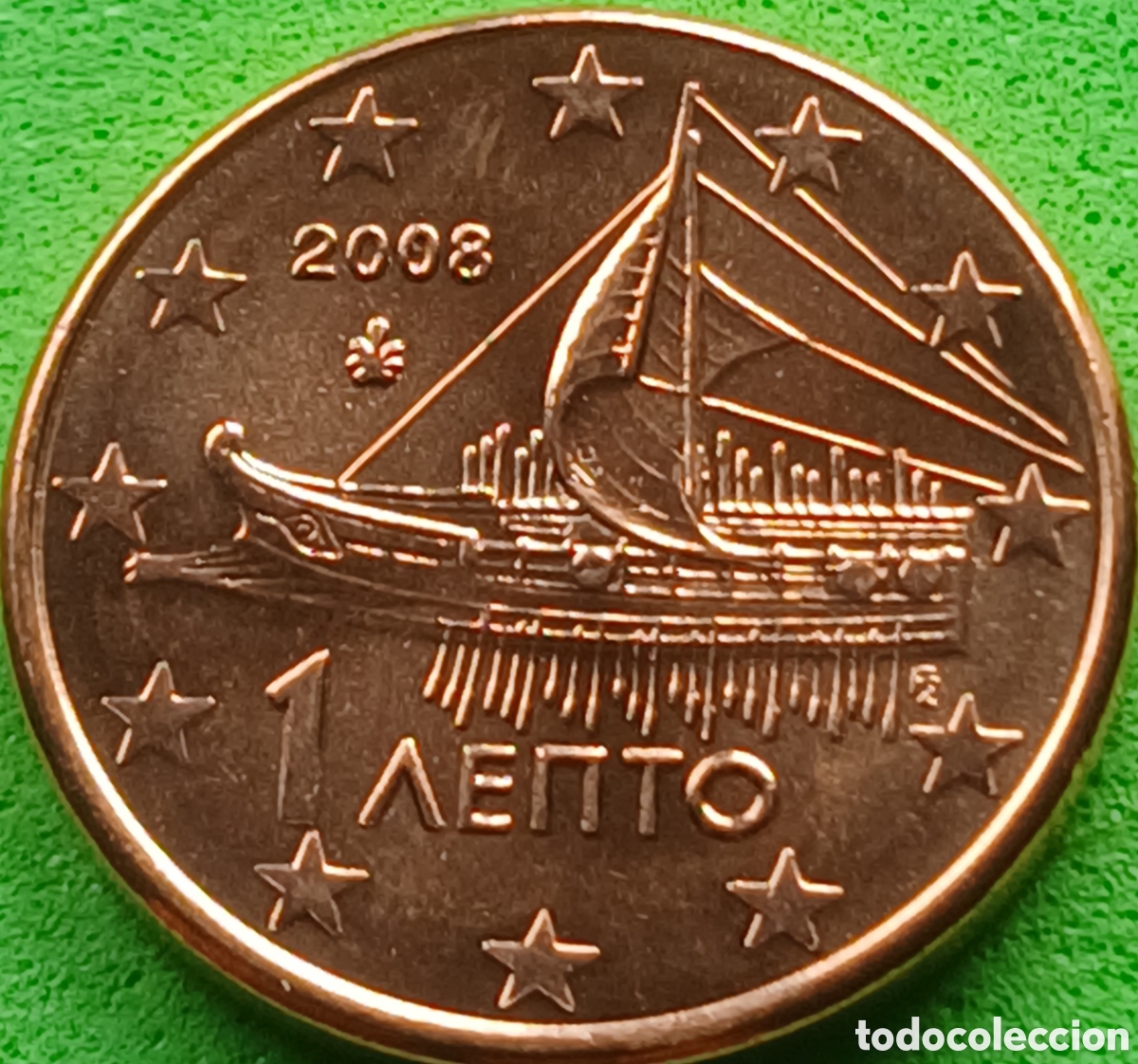 Monedas antiguas de Europa: Grecia 1 c&eacute;ntimo 2008 km#181
