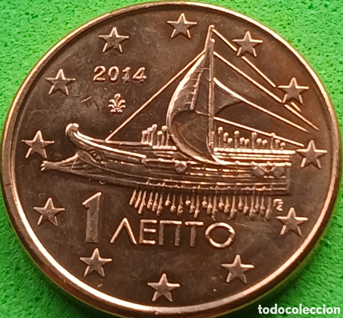 Monedas antiguas de Europa: Grecia 1 c&eacute;ntimo 2014 km#181