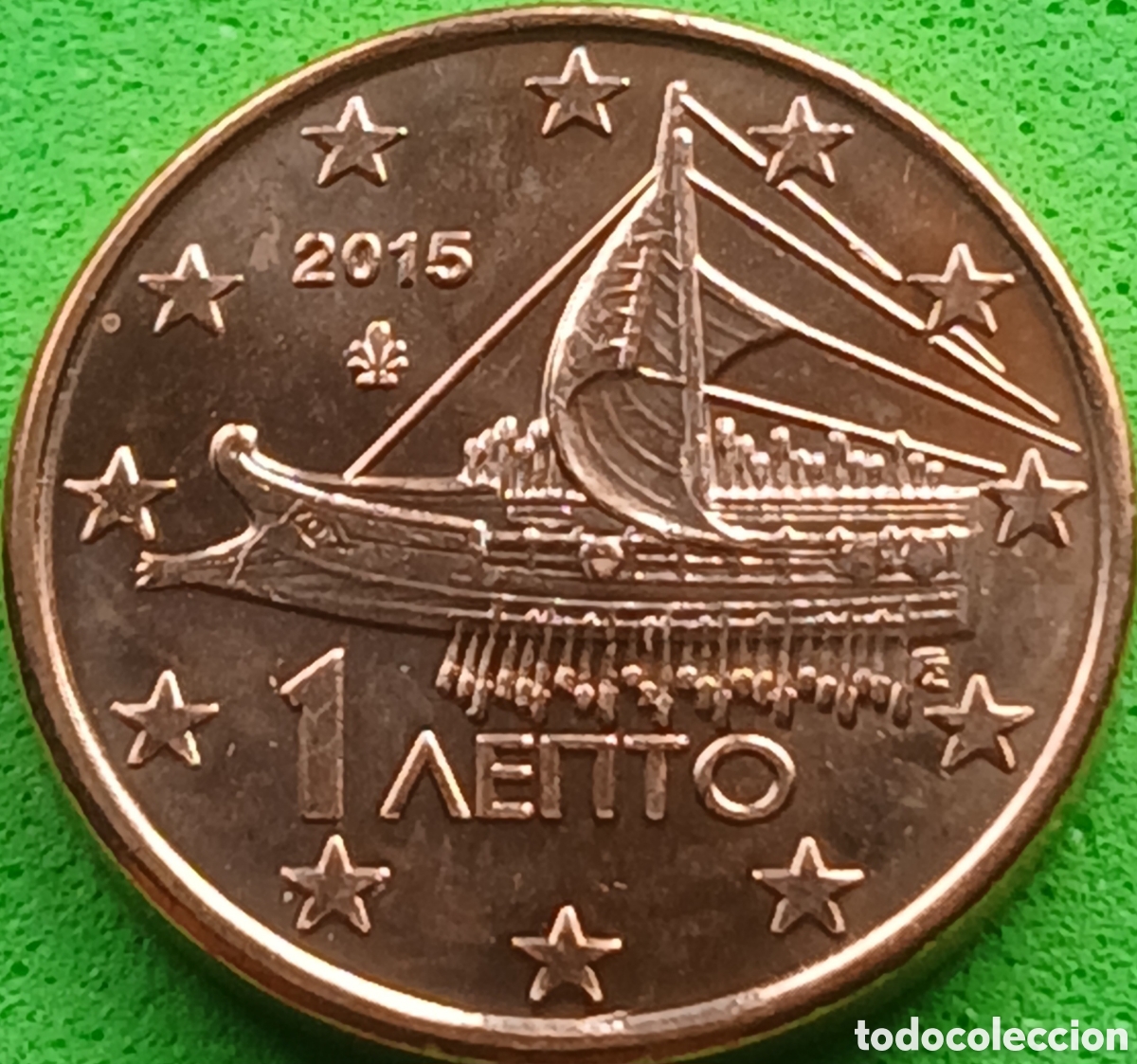 Monedas antiguas de Europa: Grecia 1 c&eacute;ntimo 2015 km#181 - Foto 1