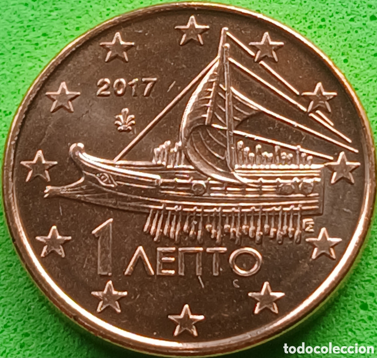 Monedas antiguas de Europa: Grecia 1 c&eacute;ntimo 2017 km#181 - Foto 1