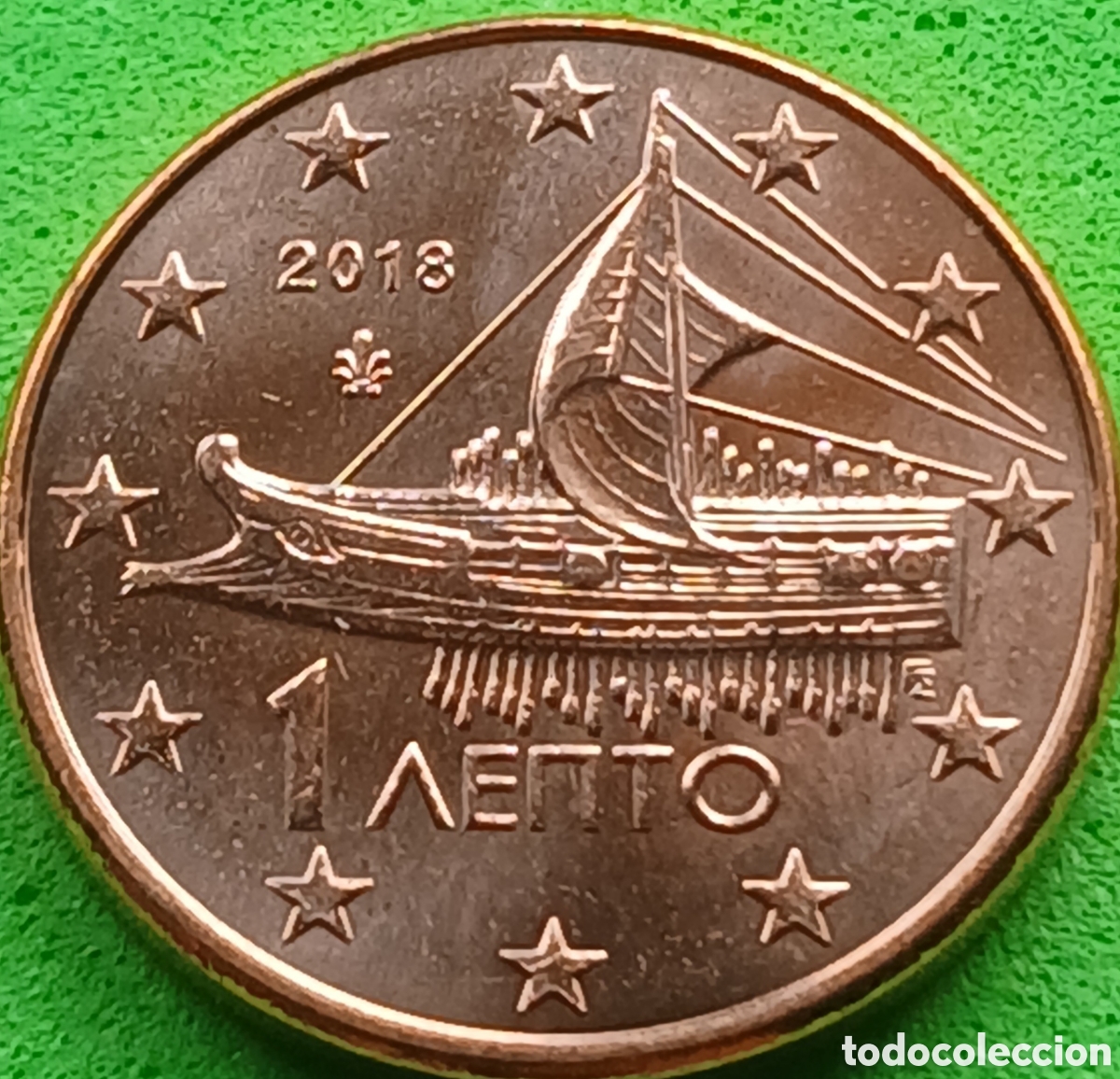 Monedas antiguas de Europa: Grecia 1 c&eacute;ntimo 2018 km#181 - Foto 1