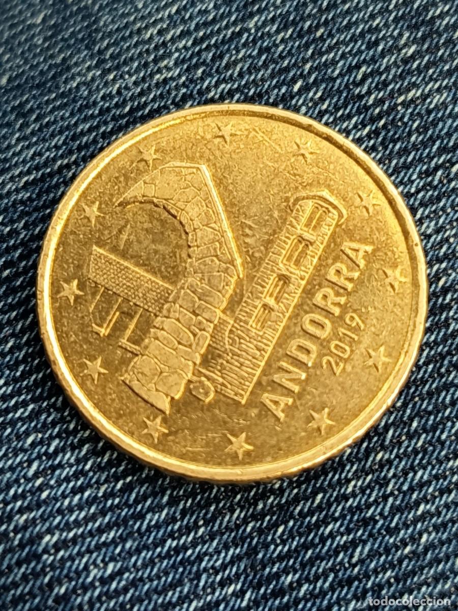 Monedas antiguas de Europa: Moneda de 50 c&eacute;ntimos de Euro de Andorra