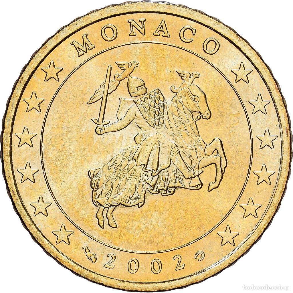 Monedas antiguas de Europa: [#1215211] M&oacute;naco, 50 Euro Cent, 2002, Paris, SC, Lat&oacute;n, KM:172