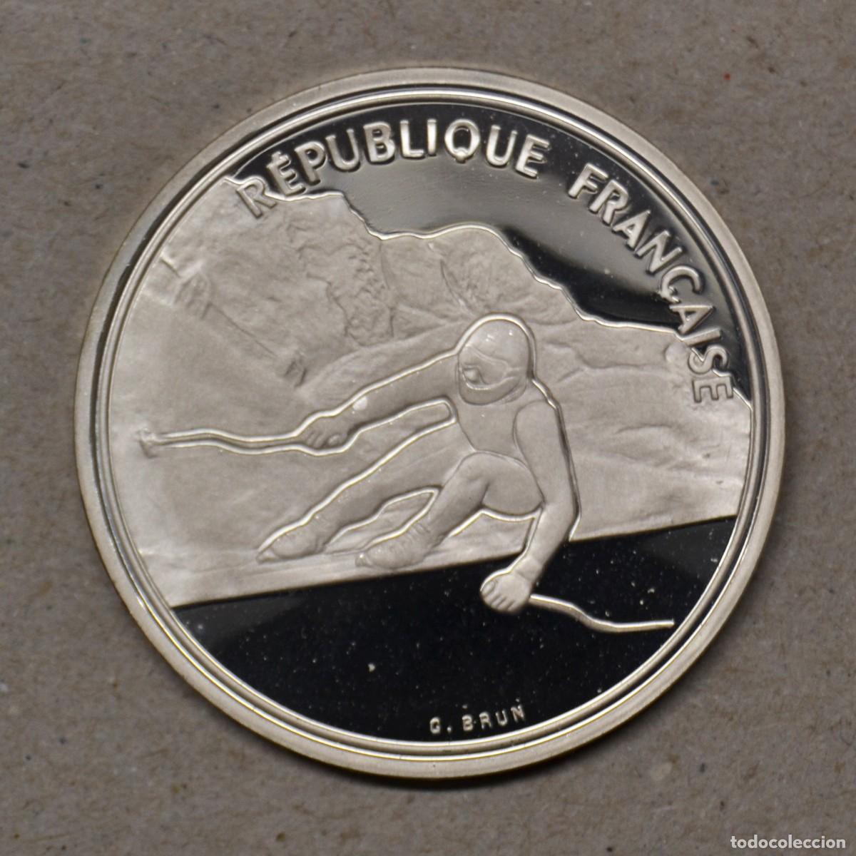 Monedas antiguas de Europa: FRANCIA - 100 FRANCS 1989 - JUEGOS OLIMPICOS DE INVIERNO - ALBERTVILLE 92 - LOTE 5738