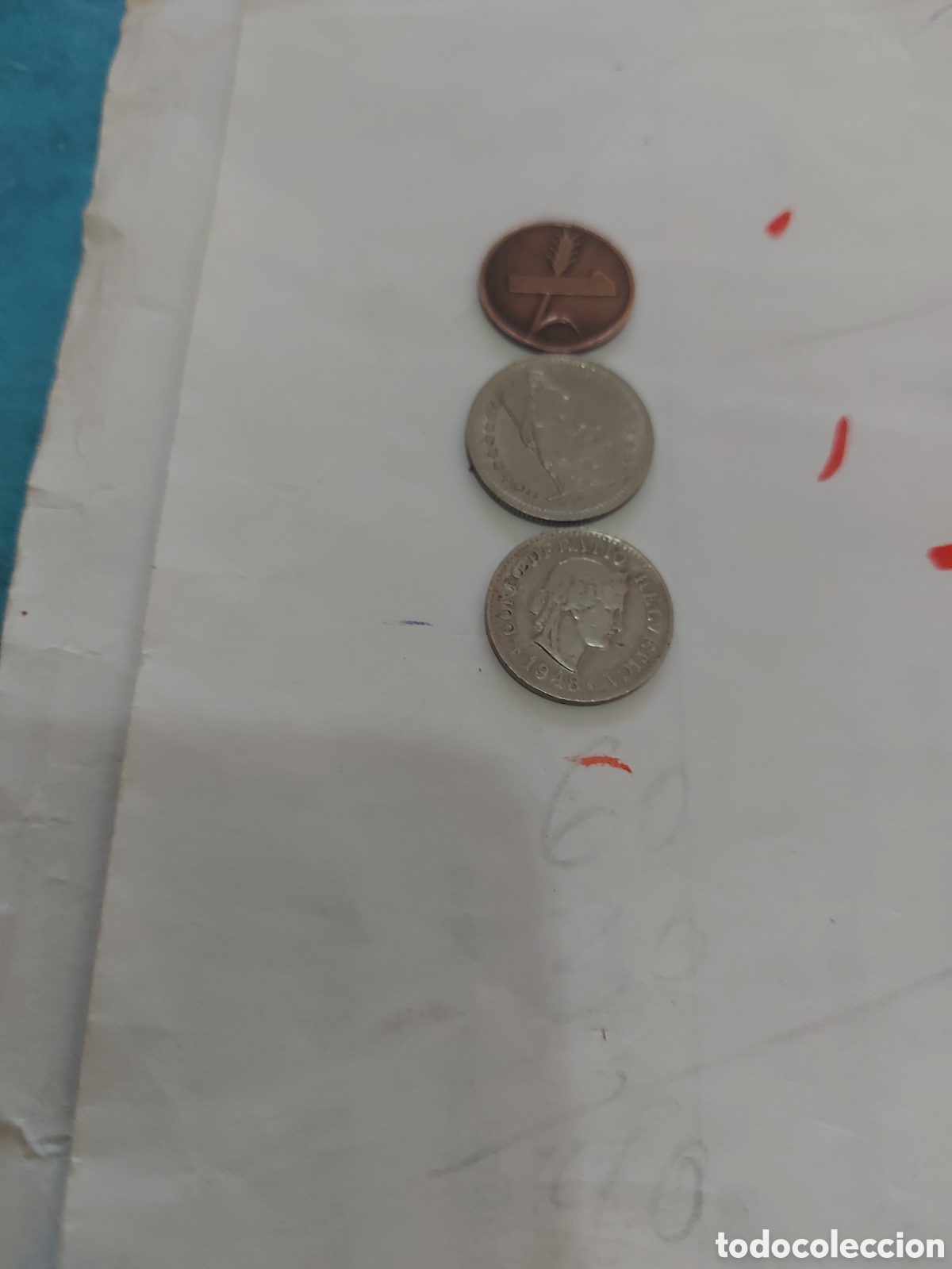 Monedas antiguas de Europa: 3 monedas de Suiza ant - Foto 2