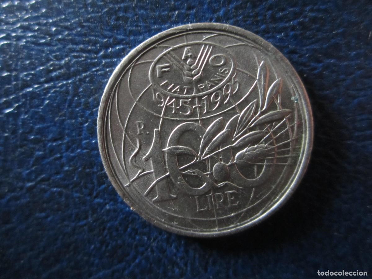 Monedas antiguas de Europa: Italia 100 Liras 1995 FAO