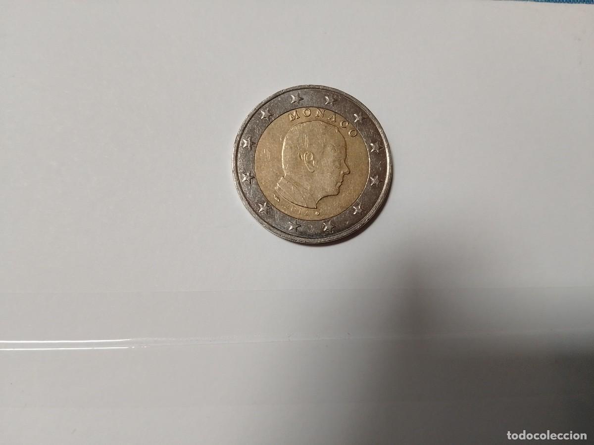Monedas antiguas de Europa: Moneda 2 euros M&oacute;naco, a&ntilde;o 2012