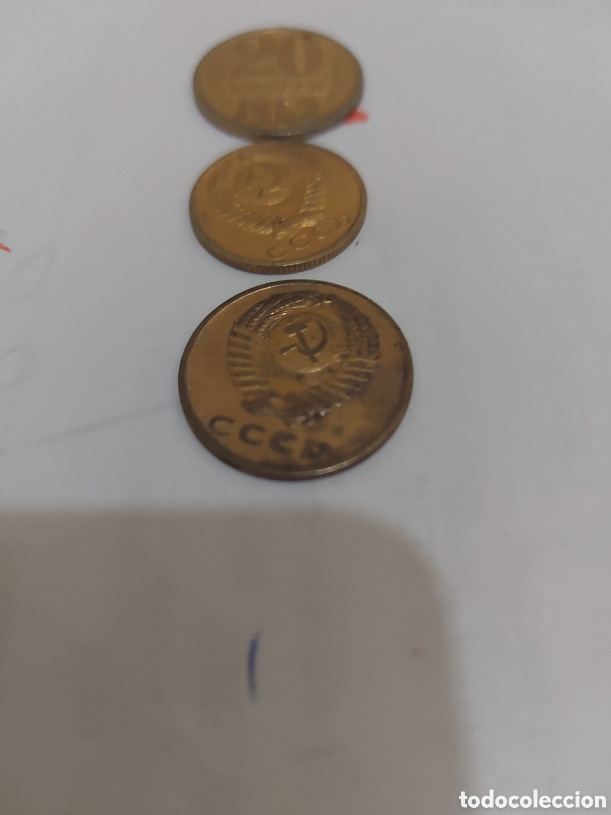Monedas antiguas de Europa: 3 monedas de Rusia Kop
