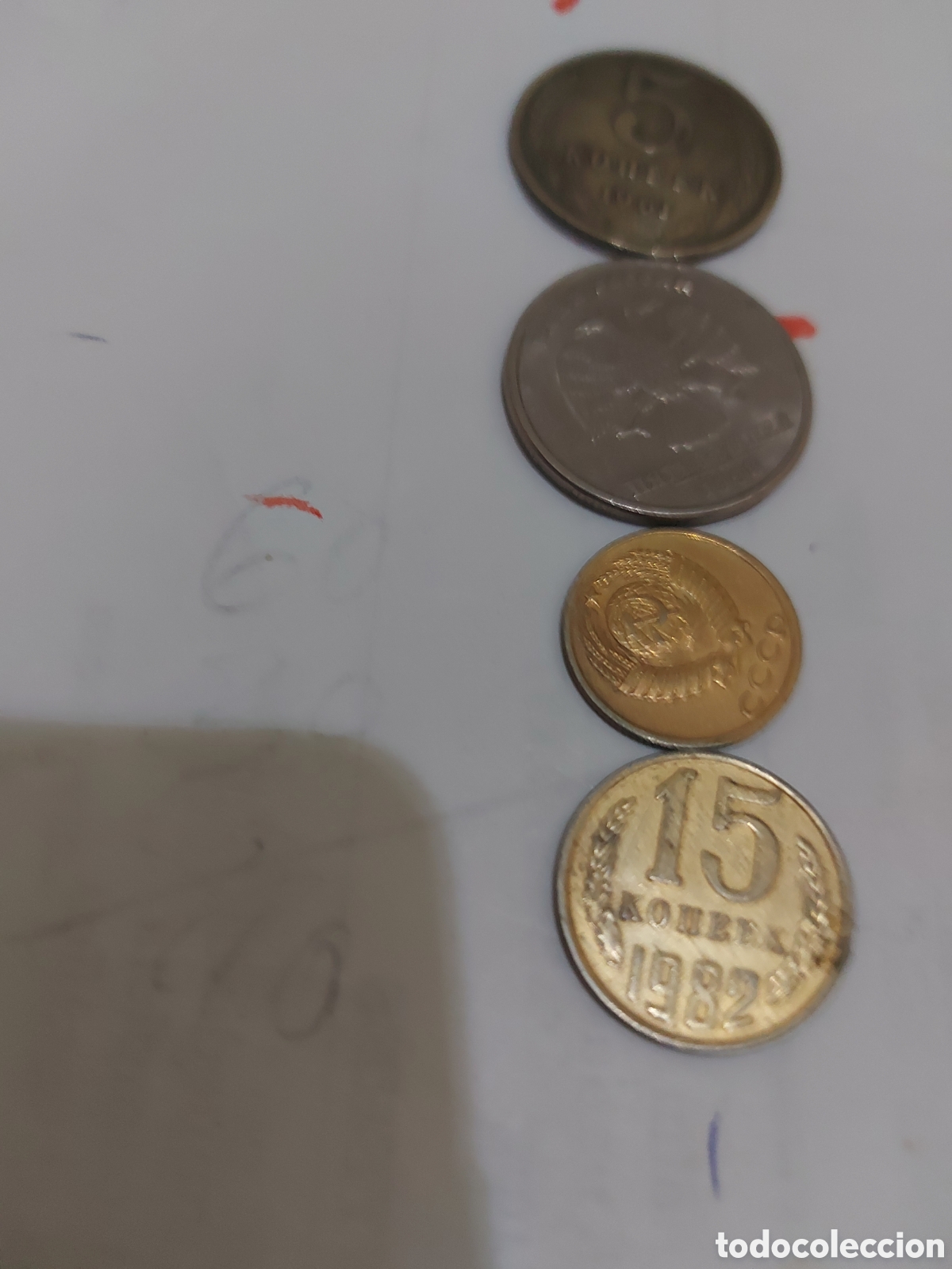 Monedas antiguas de Europa: 4 monedas de Rusia de - Foto 2