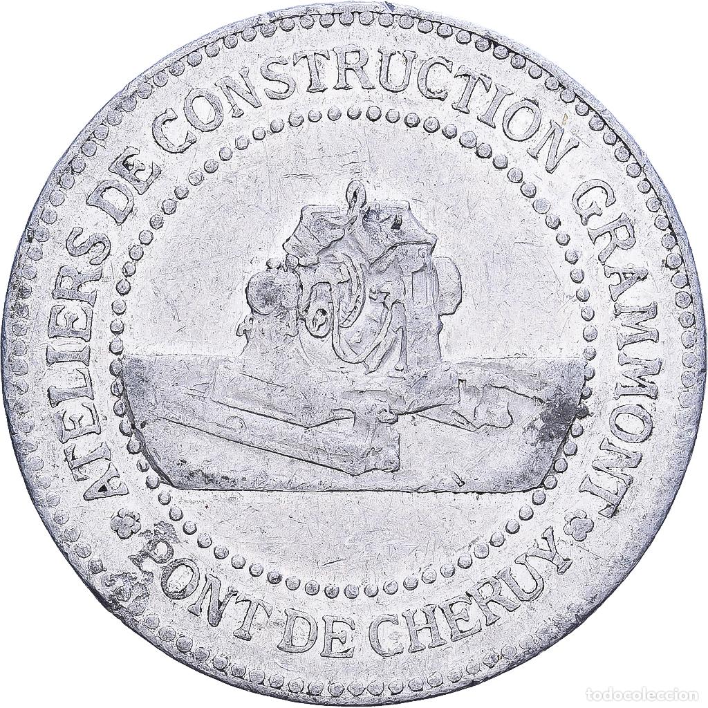Monedas antiguas de Europa: [#1215378] Francia, Compagnie des Tramways Electriques, 10 Centimes, Limoges, MBC