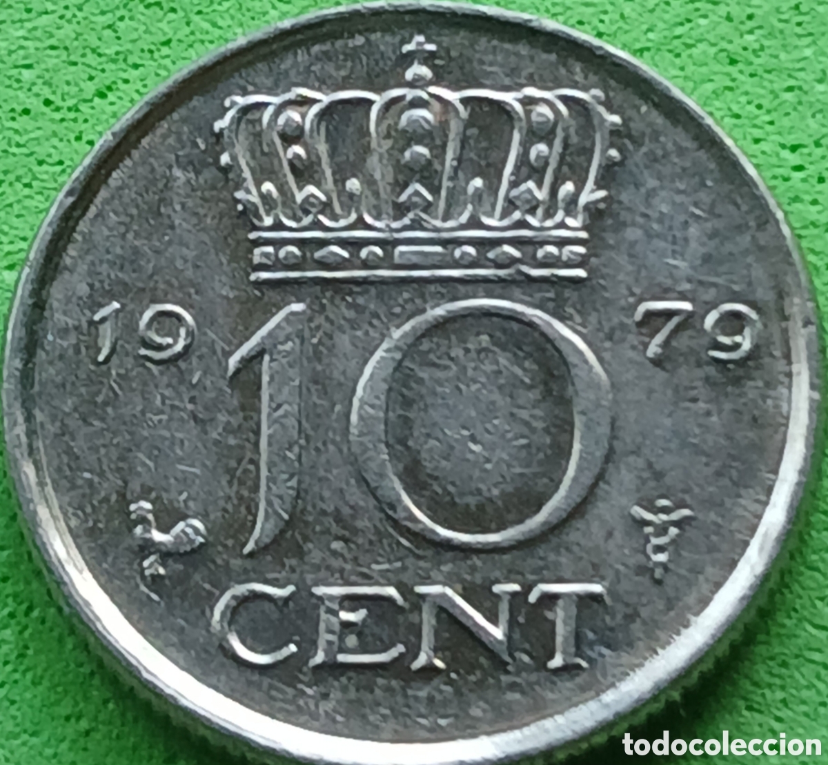 Monedas antiguas de Europa: Pa&iacute;ses Bajos 10 cent 1979 km#182