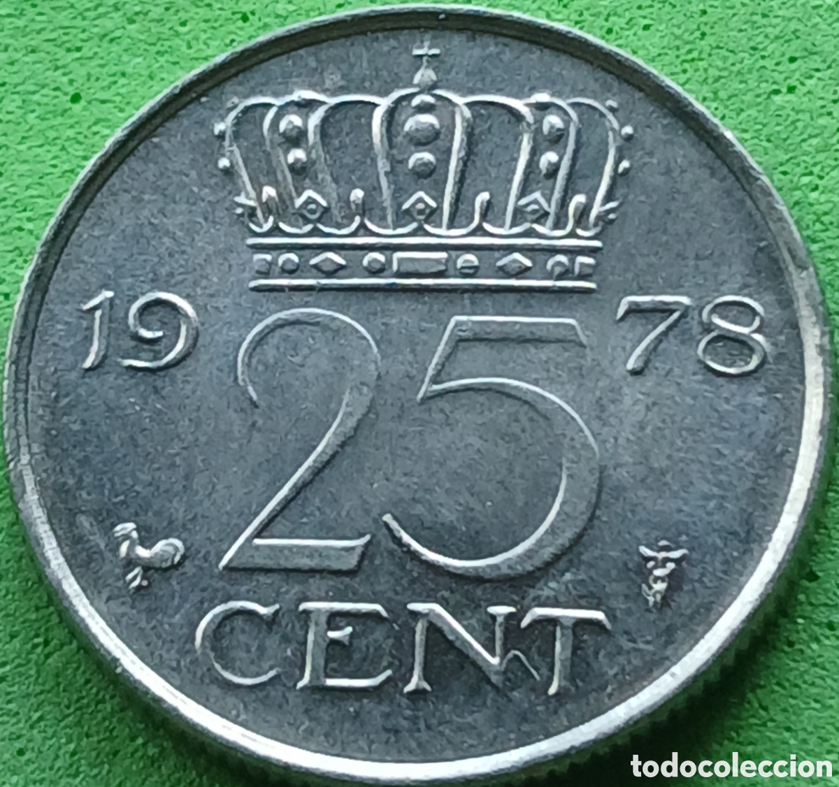 Monedas antiguas de Europa: Pa&iacute;ses Bajos 25 cent 1978 km#183