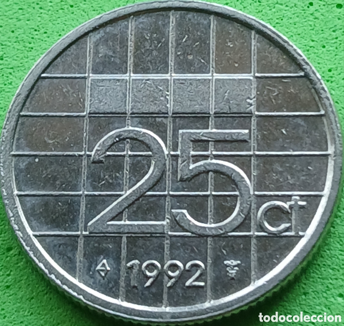 Monedas antiguas de Europa: Pa&iacute;ses Bajos 25 cent 1992 km#204