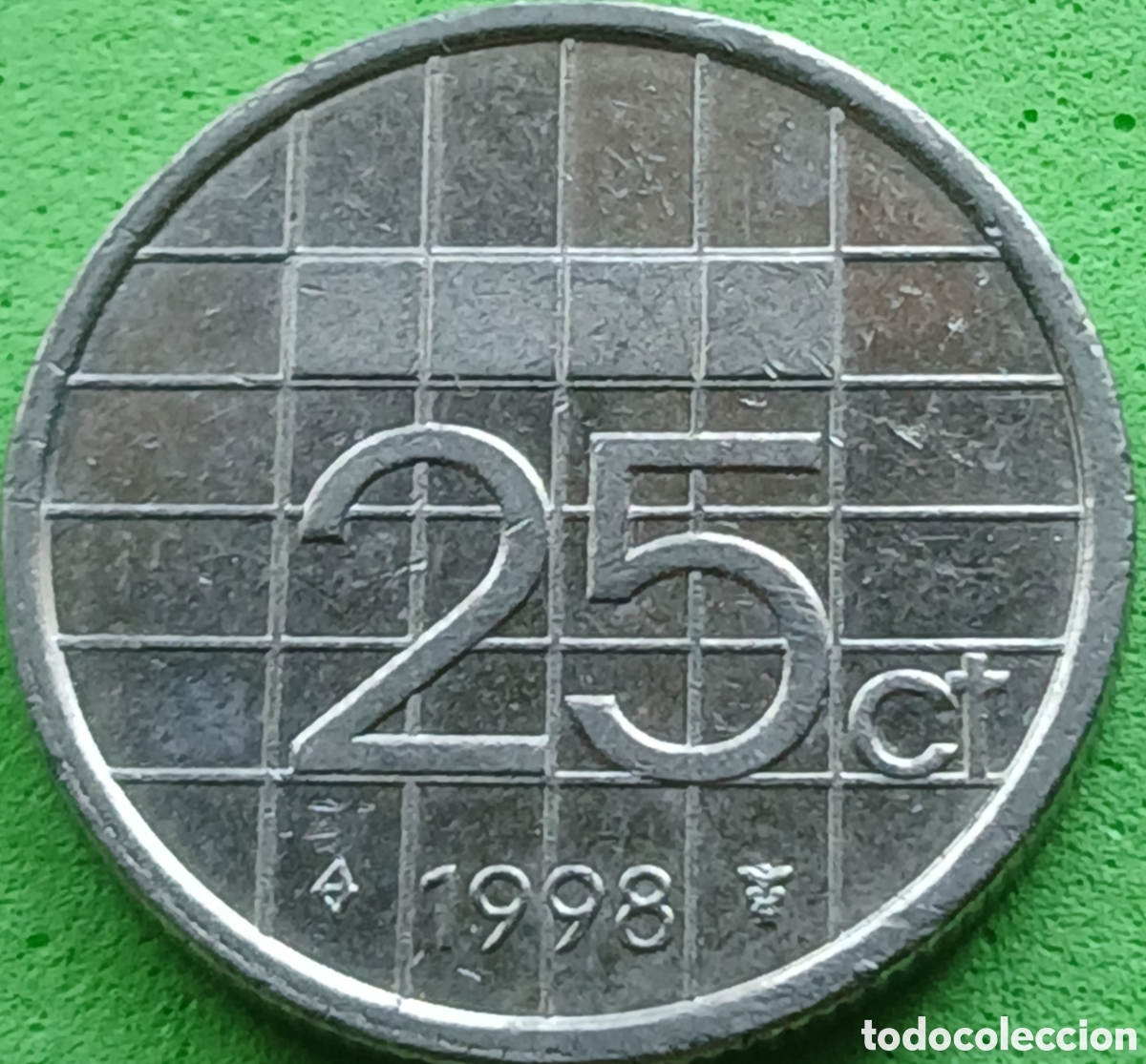 Monedas antiguas de Europa: Pa&iacute;ses Bajos 25 cent 1998 km#204