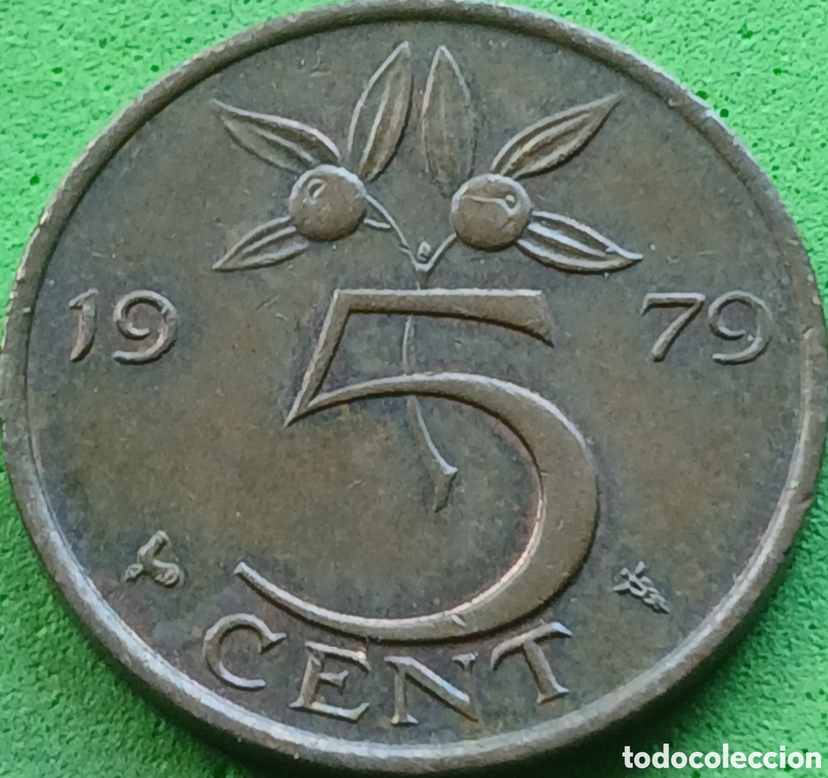 Monedas antiguas de Europa: Pa&iacute;ses Bajos 5 cent 1979 km#181