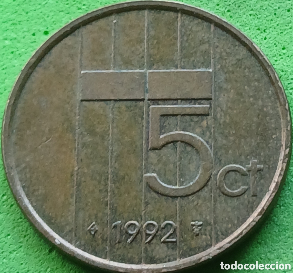 Monedas antiguas de Europa: Pa&iacute;ses Bajos 5 cent 1992 km#202