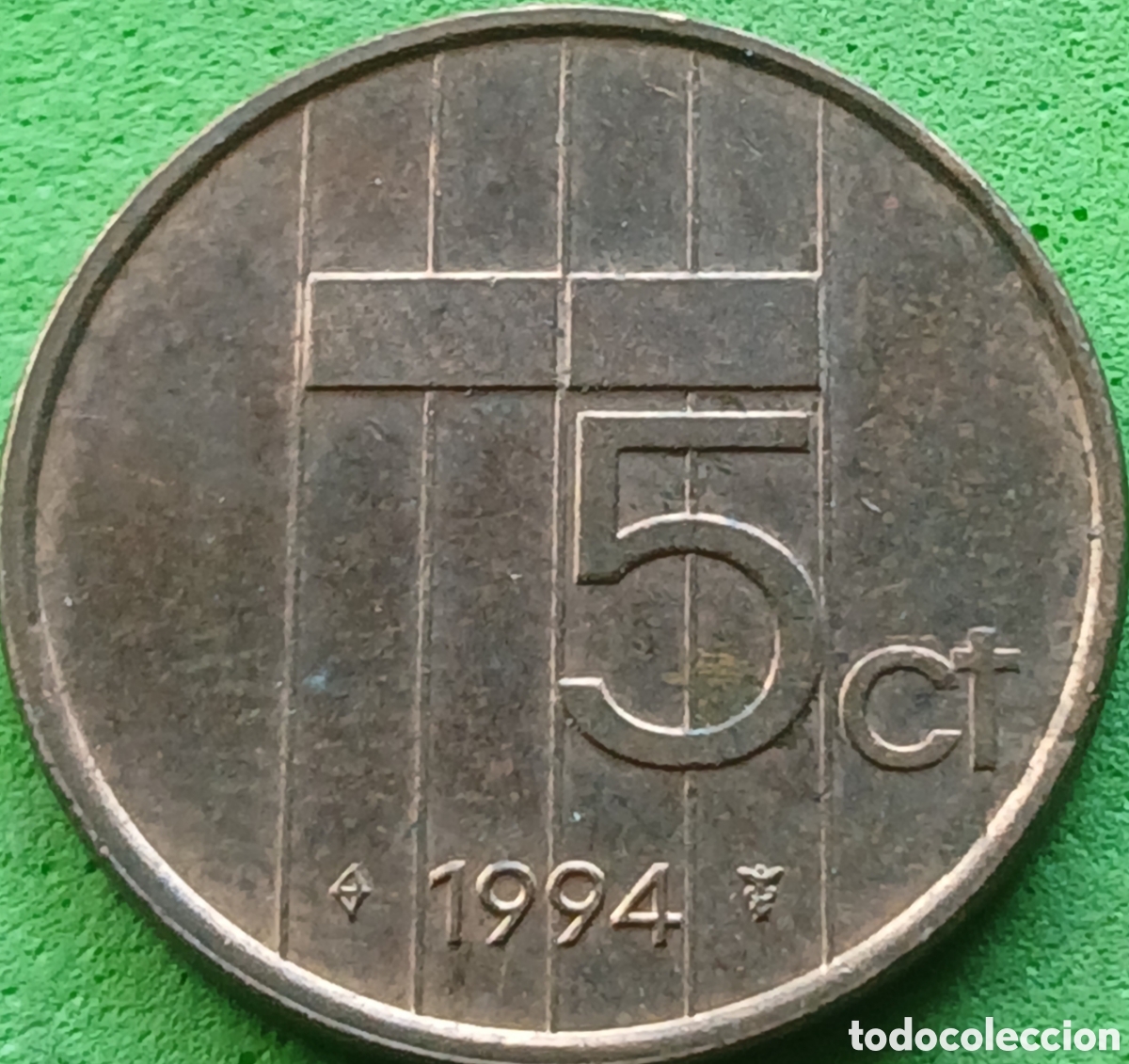 Monedas antiguas de Europa: Pa&iacute;ses Bajos 5 cent 1994 km#202