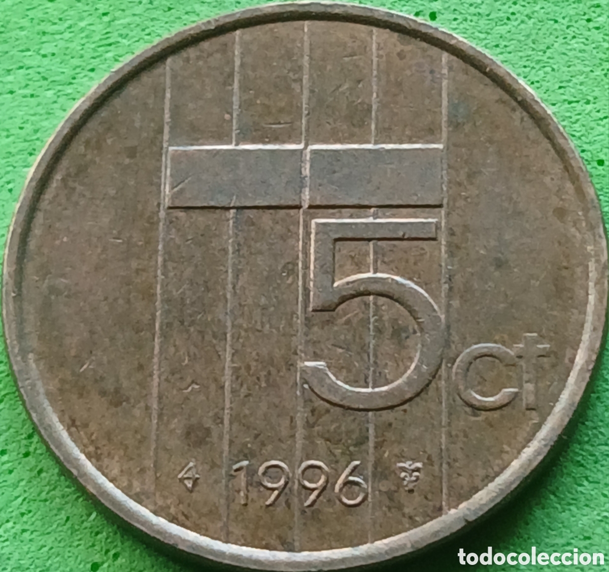 Monedas antiguas de Europa: Pa&iacute;ses Bajos 5 cent 1996 km#202