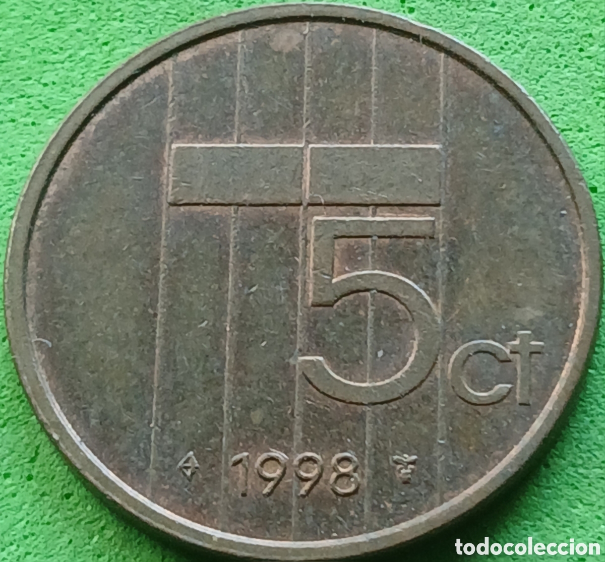 Monedas antiguas de Europa: Pa&iacute;ses Bajos 5 cent 1998 km#202