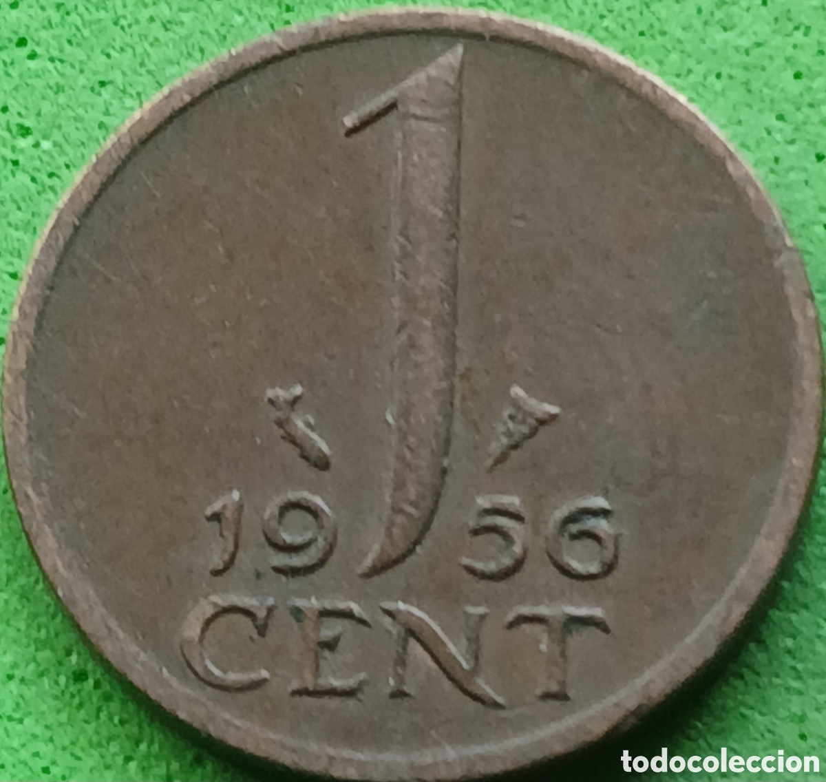 Monedas antiguas de Europa: Pa&iacute;ses Bajos 1 cent 1956 km#180